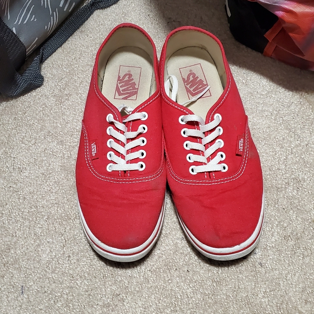 Red Vans - Picture 3 of 5